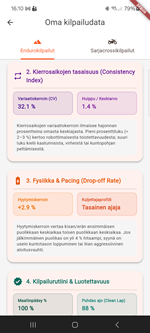 Oma kilpailudata graafinen analyysi
